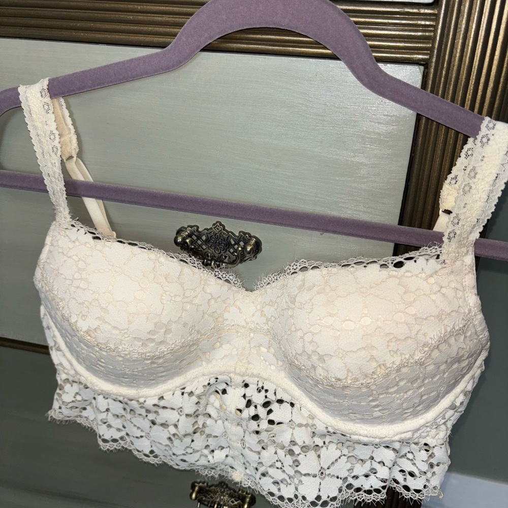 PINK push up wired bralette